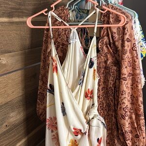 O'Neill Cream and Multicolor Dress